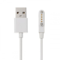 USB кабель магнитный для часов Q100 (белый) 9798