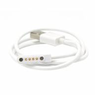 USB кабель магнитный для часов Q100 (белый) 9798 - USB кабель магнитный для часов Q100 (белый) 9798