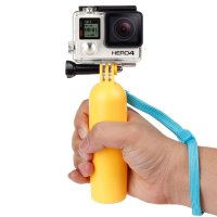 PULUZ Поплавок гладкий (ручка-поплавок) для экшн камер со шнурком (жёлтый) модель PU81