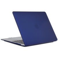 Чехол Macbook Air 13 (A1932 / A2179 / A2337) (2018-2020) матовый (тёмно-синий) 0212