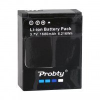 Probty АКБ сменный аккумулятор AHDBT-301/302 для GoPro Hero 3 / 3+ 3.7V 1680mAh Li-ion (Г90-113001)