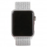 Ремешок Apple Watch 38mm / 40mm / 41mm нейлон на липучке (белый) 5502 - Ремешок Apple Watch 38mm / 40mm / 41mm нейлон на липучке (белый) 5502