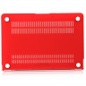 Чехол MacBook Air 13 модель A1932 / A2179 / A2337 (2018-2020гг.) матовый (красный) 0212 - Чехол MacBook Air 13 модель A1932 / A2179 / A2337 (2018-2020гг.) матовый (красный) 0212
