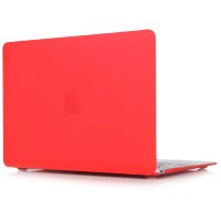Чехол Macbook Air 13 (A1932 / A2179 / A2337) (2018-2020) матовый (красный) 0212