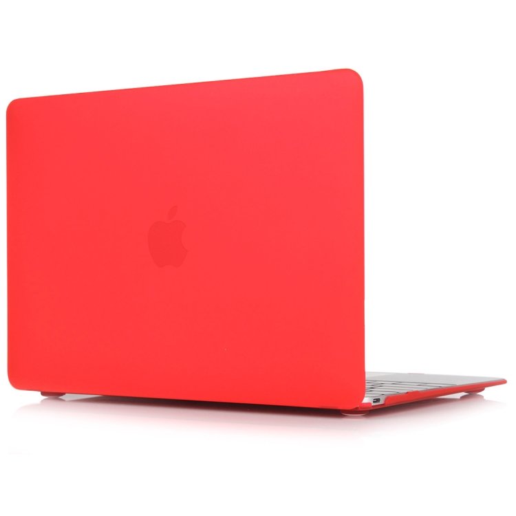 Чехол MacBook Air 13 модель A1932 / A2179 / A2337 (2018-2020гг.) матовый (красный) 0212