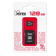 Mirex Флэш карта microSD HC Class 10 128Gb ADP (9683) - Mirex Флэш карта microSD HC Class 10 128Gb ADP (9683)