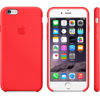 Чехол Silicone Case iPhone 6 / 6S (ярко-красный) 2127