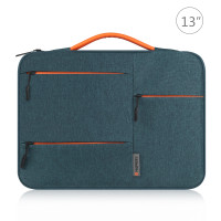 HAWEEL Папка-сумка для MacBook Pro / Air 13" карманы на молнии HWL2164 (сине-оранжевый) 6657