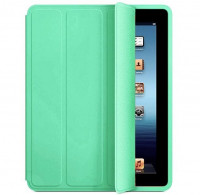 Чехол для iPad 2 / 3 / 4 Smart Case серии Apple кожаный (серо-зелёный) 4739