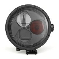 SHOOT Аквабокс объектив XTGP340X для GoPro Hero 5 / 6 / 7 макро съёмка и RED фильтр + чехол (2718)
