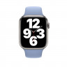 Ремешок Apple Watch 38mm / 40mm / 41mm силикон гладкий (небесно-голубой) 6339 - Ремешок Apple Watch 38mm / 40mm / 41mm силикон гладкий (небесно-голубой) 6339
