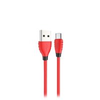 HOCO USB кабель X27 micro 2.4A 1.2м (красный) 5492