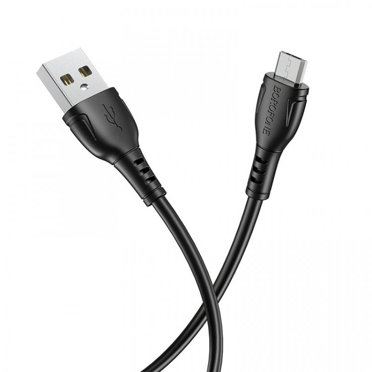 BOROFONE USB кабель micro BX51 2.4A, длина: 1 метр (чёрный) 6119
