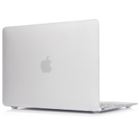 Чехол MacBook Air 13 модель A1932 / A2179 / A2337 (2018-2020гг.) матовый (белый) 0212
