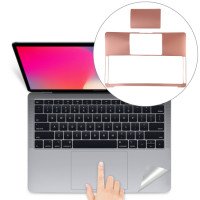 Антивандальная плёнка на корпус клавиатуры MacBook Air 13 (2018-2020) A1932 (розовое зол) 5276