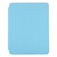 Чехол для iPad Pro 12.9 (2020-2021) Smart Case серии Apple кожаный (голубой) 8027