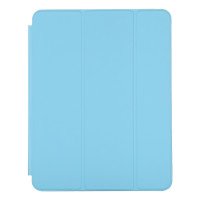 Чехол для iPad Pro 12.9 (2020-2021) Smart Case серии Apple кожаный (голубой) 8027