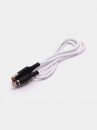 DENMEN USB кабель 8-pin lightning D18L 2.4A магнитный, 1 метр (белый) 7075