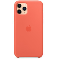 Чехол Silicone Case iPhone 11 Pro Max (светло-оранжев) 5439