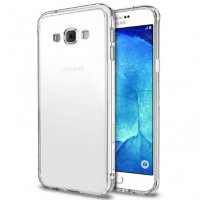 Чехол для Samsung A8 Plus 2018 прозрачный TPU 0.75mm (7629)