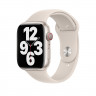 Ремешок Apple Watch 42mm / 44mm / 45mm силикон гладкий (бежевый) 6475 - Ремешок Apple Watch 42mm / 44mm / 45mm силикон гладкий (бежевый) 6475