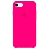 Чехол Silicone Case iPhone 7 / 8 (фуксия) 6608