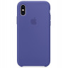 Чехол Silicone Case iPhone X / XS (лазурно-синий) 40589 - Чехол Silicone Case iPhone X / XS (лазурно-синий) 40589
