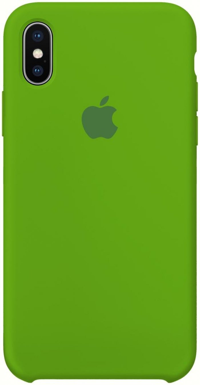Чехол Silicone Case iPhone X / XS (зелёный) 8500
