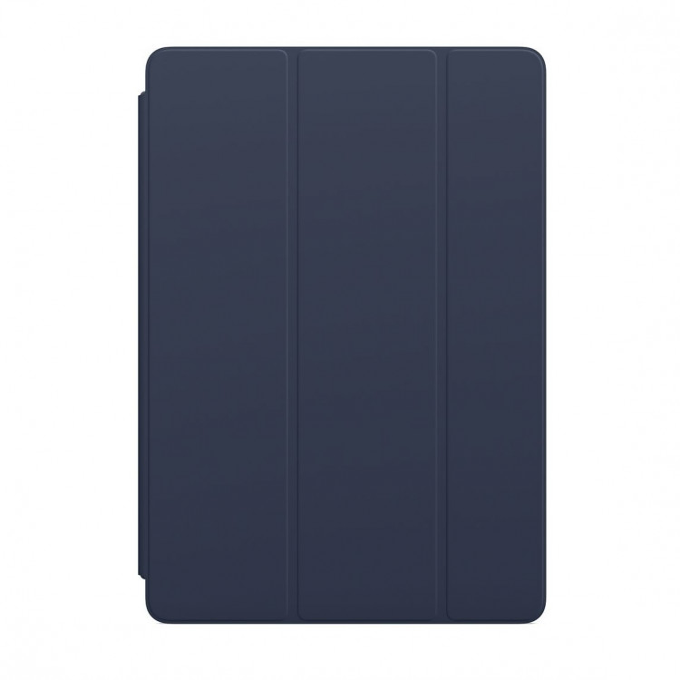 Чехол для iPad Pro 12.9 (2020-2021) Smart Case серии Apple кожаный (тёмно-синий) 8027