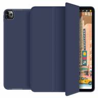 Чехол для iPad Pro 12.9 (2020-2021) Smart Case серии Apple кожаный (тёмно-синий) 8027 - Чехол для iPad Pro 12.9 (2020-2021) Smart Case серии Apple кожаный (тёмно-синий) 8027
