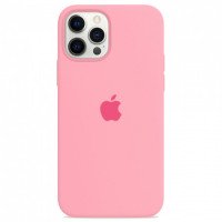 Чехол Silicone Case iPhone 12 / 12 Pro (розовый) 3921