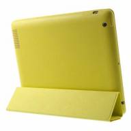 Чехол для iPad 2 / 3 / 4 Smart Case серии Apple кожаный (лимонный) 4739 - Чехол для iPad 2 / 3 / 4 Smart Case серии Apple кожаный (лимонный) 4739
