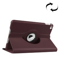 Чехол для iPad mini 4 крутящийся кожаный 360° (кофе)