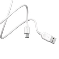 BOROFONE USB кабель Type-C BX14 3A, 2 метра (белый) Г30-9996