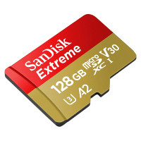 SanDisk Флэш карта Extreme microSD 128Gb 160Mb/s V30 ADP (7182)
