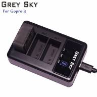 GREY SKY ЗУ док-станция LCD экран для 3х АКБ на GoPro 3 / 3+ (115085) - GREY SKY ЗУ док-станция LCD экран для 3х АКБ на GoPro 3 / 3+ (115085)