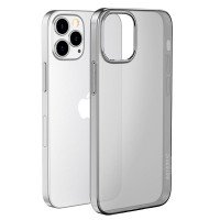 BOROFONE Чехол для iPhone 12 / 12 Pro TPU Ultra Slim Design (прозрачный серый) 9508