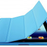 Чехол для iPad 2 / 3 / 4 Smart Case серии Apple кожаный (голубой) 4739 - Чехол для iPad 2 / 3 / 4 Smart Case серии Apple кожаный (голубой) 4739