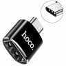 HOCO UA5 Переходник Type-C / USB OTG (чёрный) 4121 - HOCO UA5 Переходник Type-C / USB OTG (чёрный) 4121