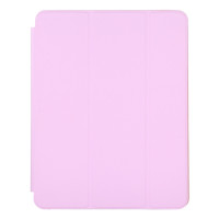 Чехол для iPad Pro 12.9 (2020-2021) Smart Case серии Apple кожаный (светло-розовый) 8027