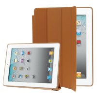 Чехол для iPad 2 / 3 / 4 Smart Case серии Apple кожаный (коричневый) 4739