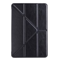 Чехол для iPad mini 4 Smart Cover кожаный тип Y Crazy Horse (чёрный) 4341