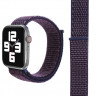 Ремешок Apple Watch 38mm / 40mm / 41mm нейлон на липучке (сине-фиолетовый) 5502 - Ремешок Apple Watch 38mm / 40mm / 41mm нейлон на липучке (сине-фиолетовый) 5502
