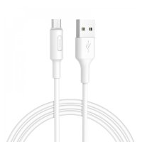 HOCO USB кабель micro X25 2A 1метр (белый) 2101