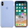 Чехол Silicone Case iPhone X / XS (голубой) 0359 - Чехол Silicone Case iPhone X / XS (голубой) 0359