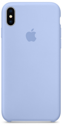 Чехол Silicone Case iPhone X / XS (голубой) 0359