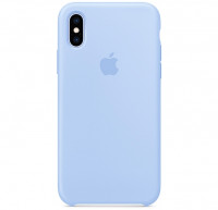 Чехол Silicone Case iPhone XS Max (небесно-голубой) 5156