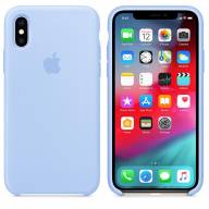 Чехол Silicone Case iPhone XS Max (небесно-голубой) 5156 - Чехол Silicone Case iPhone XS Max (небесно-голубой) 5156