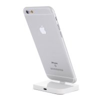 Докстанция для iPhone Lightning пластик (белый) 1191