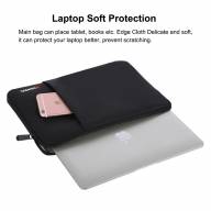 HAWEEL Папка-чехол для MacBook Pro / Air 13&quot; с карманом HWL2813 (чёрный) 6756 - HAWEEL Папка-чехол для MacBook Pro / Air 13" с карманом HWL2813 (чёрный) 6756